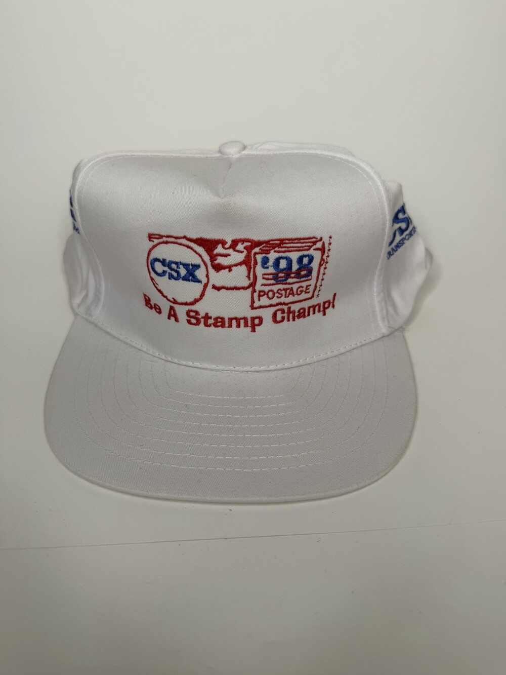 CSX Be A Stamp Champ Hat 98’ Vintage SnapBack